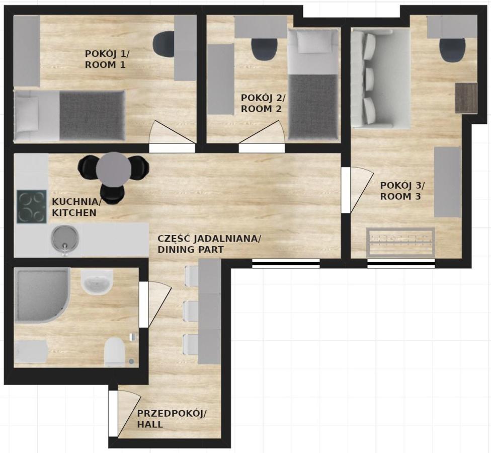 Urban Nest Apartments Bon 5 Krakow Bagian luar foto